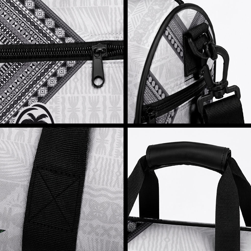 Fijian Rugby Duffle Bag Six Seven Nine to The World - Tapa Pattern