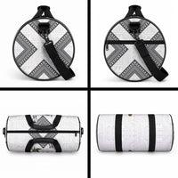 Fijian Rugby Duffle Bag Six Seven Nine to The World - Tapa Pattern