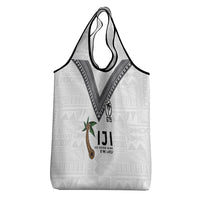 Fijian Rugby Grocery Bag Six Seven Nine to The World - Tapa Pattern