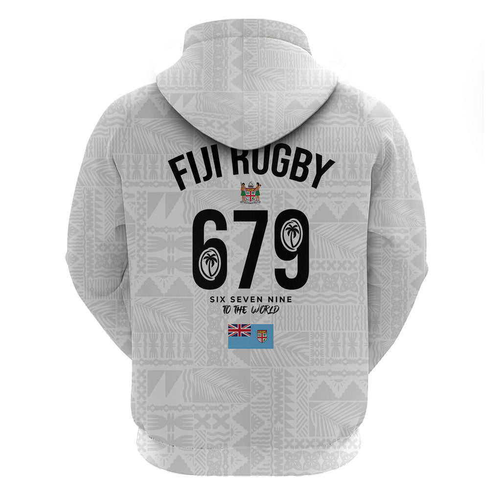 Fijian Rugby Hoodie Six Seven Nine to The World - Tapa Pattern