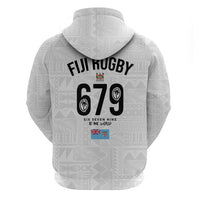 Fijian Rugby Hoodie Six Seven Nine to The World - Tapa Pattern