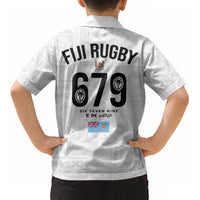 Fijian Rugby Kid Hawaiian Shirt Six Seven Nine to The World - Tapa Pattern