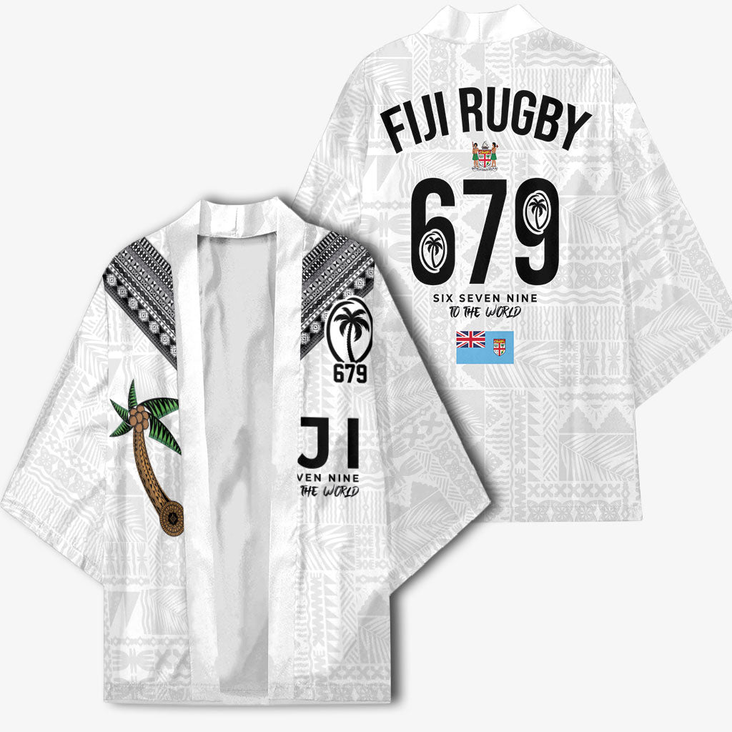 Fijian Rugby Kimono Six Seven Nine to The World - Tapa Pattern