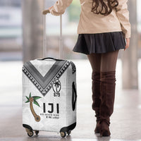 Fijian Rugby Luggage Cover Six Seven Nine to The World - Tapa Pattern