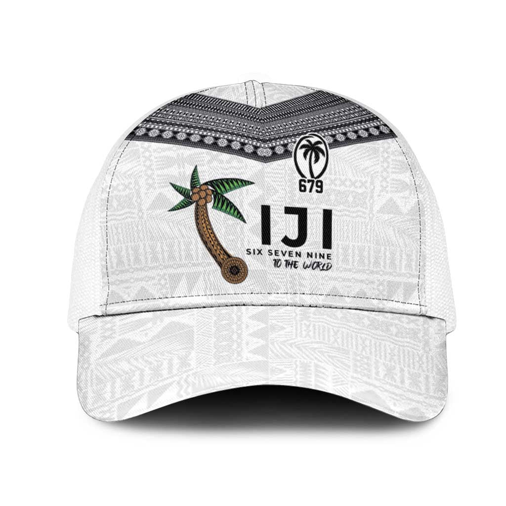 Fijian Rugby Mesh Trucker Cap Six Seven Nine to The World - Tapa Pattern