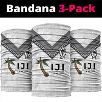 Fijian Rugby Neck Gaiter Six Seven Nine to The World - Tapa Pattern