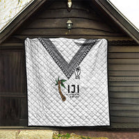 Fijian Rugby Quilt Six Seven Nine to The World - Tapa Pattern