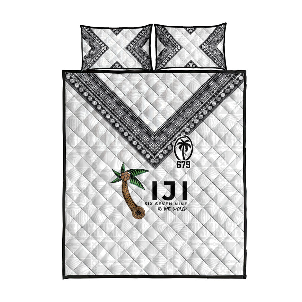 Fijian Rugby Quilt Bed Set Six Seven Nine to The World - Tapa Pattern