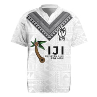 Fijian Rugby Rugby Jersey Six Seven Nine to The World - Tapa Pattern