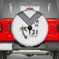 Fijian Rugby Spare Tire Cover Six Seven Nine to The World - Tapa Pattern