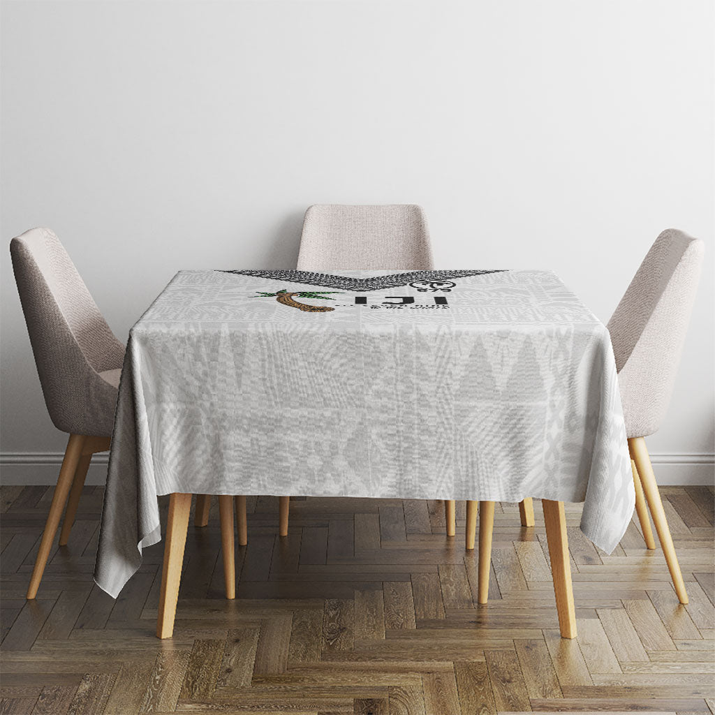 Fijian Rugby Tablecloth Six Seven Nine to The World - Tapa Pattern