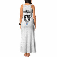 Fijian Rugby Tank Maxi Dress Six Seven Nine to The World - Tapa Pattern