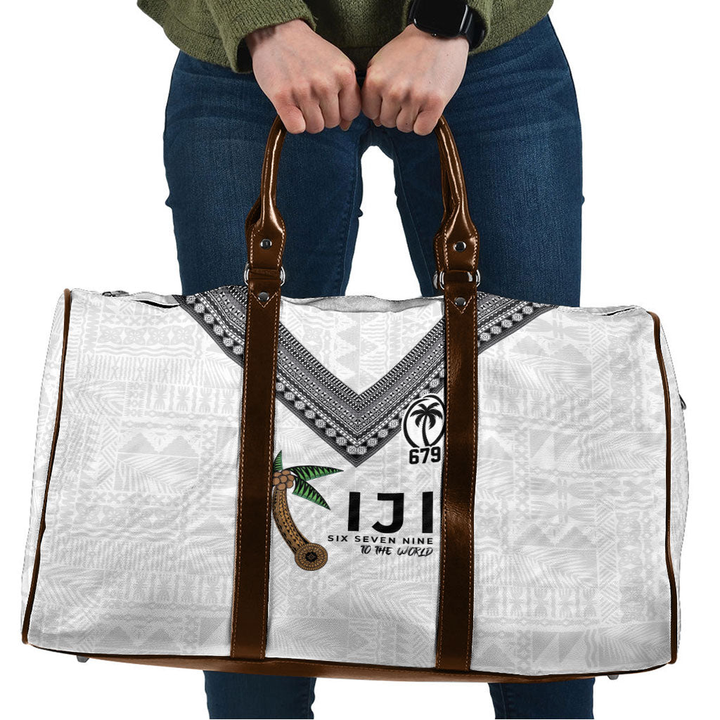 Fijian Rugby Travel Bag Six Seven Nine to The World - Tapa Pattern