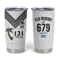 Fijian Rugby Tumbler Cup Six Seven Nine to The World - Tapa Pattern