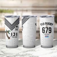 Fijian Rugby Tumbler Cup Six Seven Nine to The World - Tapa Pattern