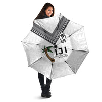 Fijian Rugby Umbrella Six Seven Nine to The World - Tapa Pattern
