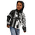 Hawaii Lanai Island Kid Hoodie Hawaiian King and Kakau Symbols Abstract Shoulder Tattoo LT03 - Polynesian Pride