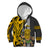Hawaii Niihau Island Kid Hoodie Hawaiian Warrior and Kakau Symbols Abstract Tattoo LT03 Yellow - Polynesian Pride