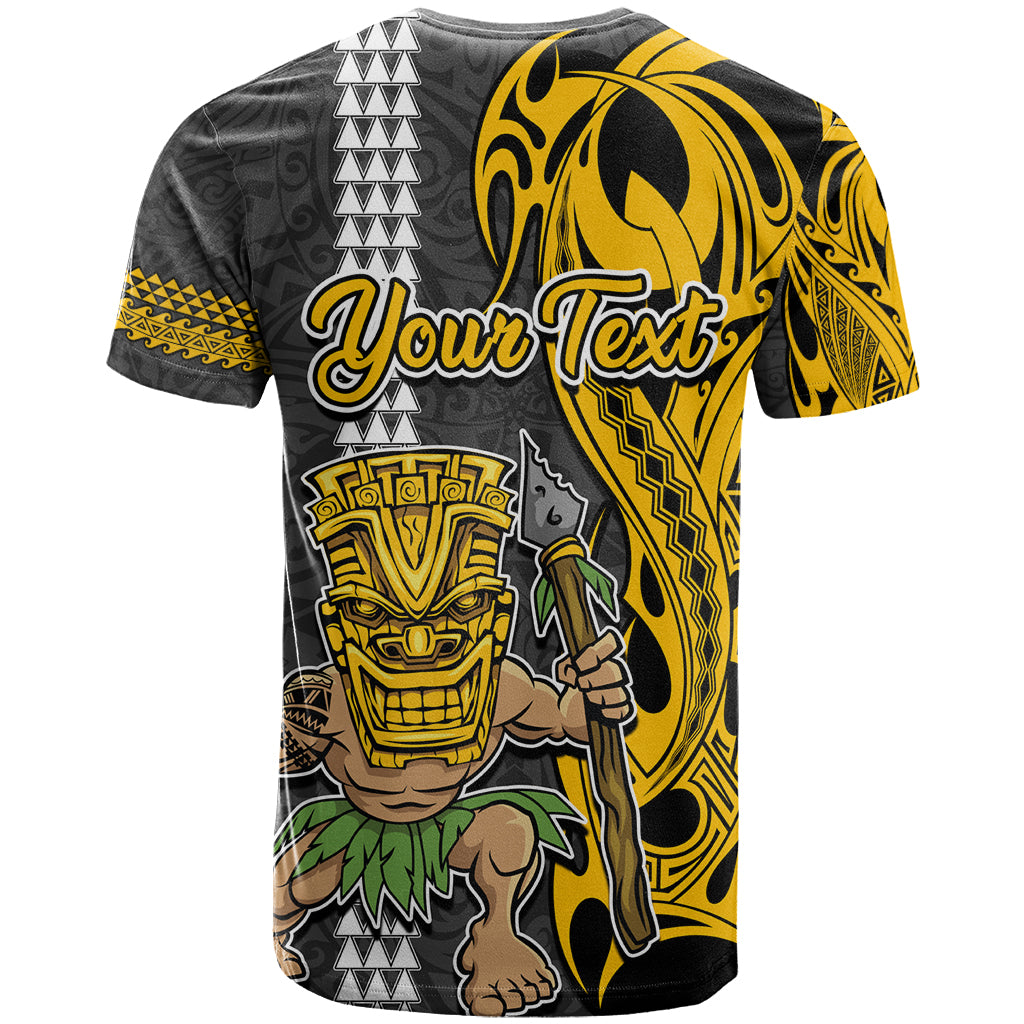 Custom Hawaii Niihau Island T Shirt Hawaiian Warrior and Kakau Symbols Abstract Tattoo LT03 - Polynesian Pride