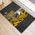Custom Hawaii Oahu Island Rubber Doormat Hawaiian Warrior and Kakau Symbols Abstract Tattoo LT03 - Polynesian Pride