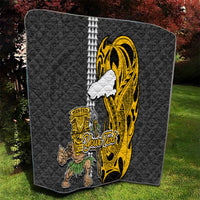 Custom Hawaii Kahoolawe Island Quilt Hawaiian Warrior and Kakau Symbols Abstract Tattoo LT03 - Polynesian Pride