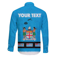 Fiji Merry Christmas Family Matching Long Sleeve Bodycon Dress and Hawaiian Shirt Santa Suit Style With Tapa Tribal Pattern