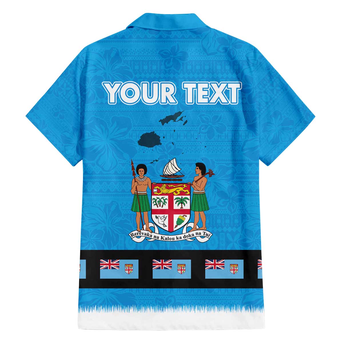 Fiji Merry Christmas Family Matching Off The Shoulder Long Sleeve Dress and Hawaiian Shirt Santa Suit Style With Tapa Tribal Pattern