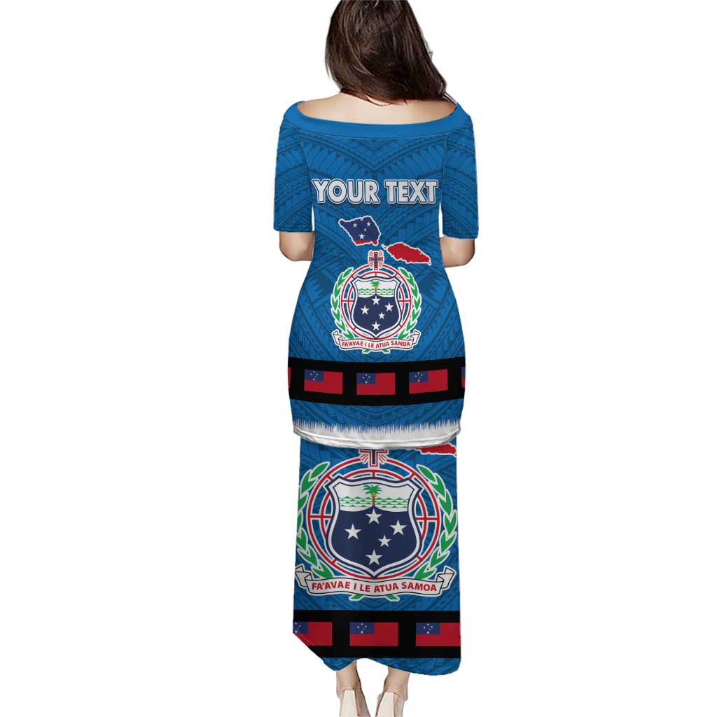 Samoa Merry Christmas Puletasi Santa Suit Style With Tatau Tattoo Pattern