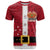 Papua New Guinea Merry Christmas T Shirt Santa Suit Style With Melanesian Pattern