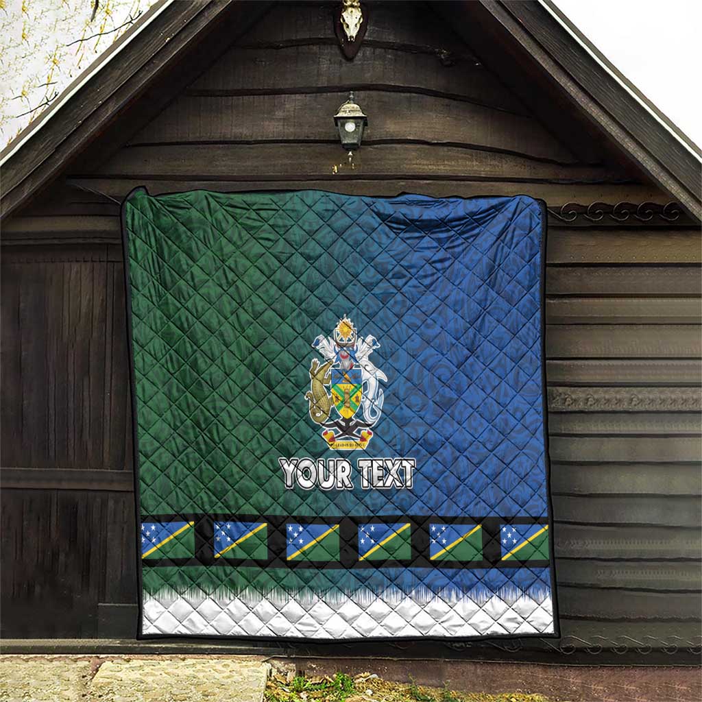 Solomon Islands Merry Christmas Quilt Santa Suit Style With Melanesian Pattern LT03 - Polynesian Pride
