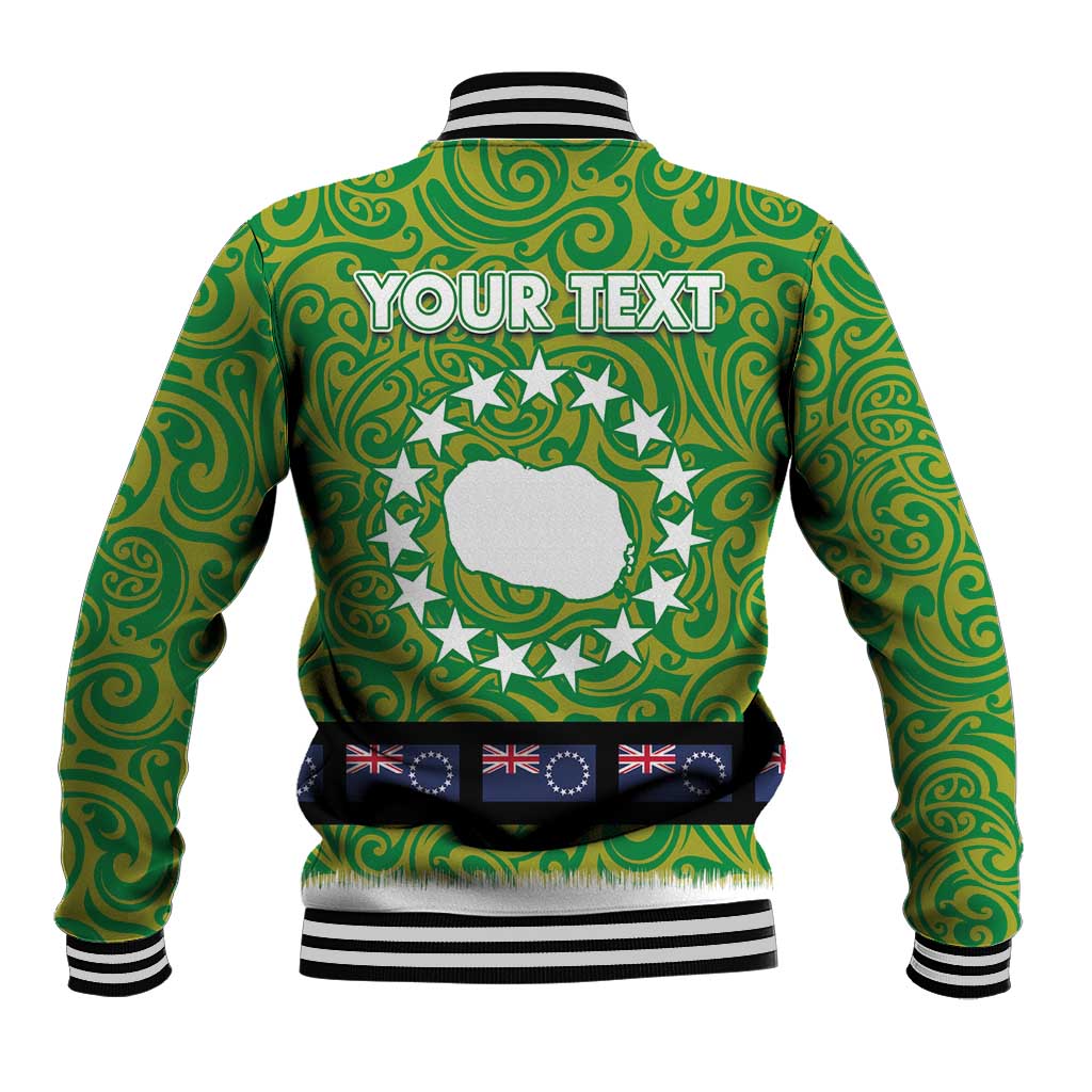Cook Islands Merry Christmas Baseball Jacket Santa Suit Style With Polynesian Pattern LT03 - Polynesian Pride