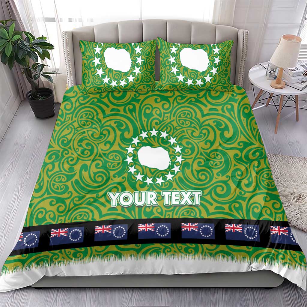 Cook Islands Merry Christmas Bedding Set Santa Suit Style With Polynesian Pattern LT03 - Polynesian Pride