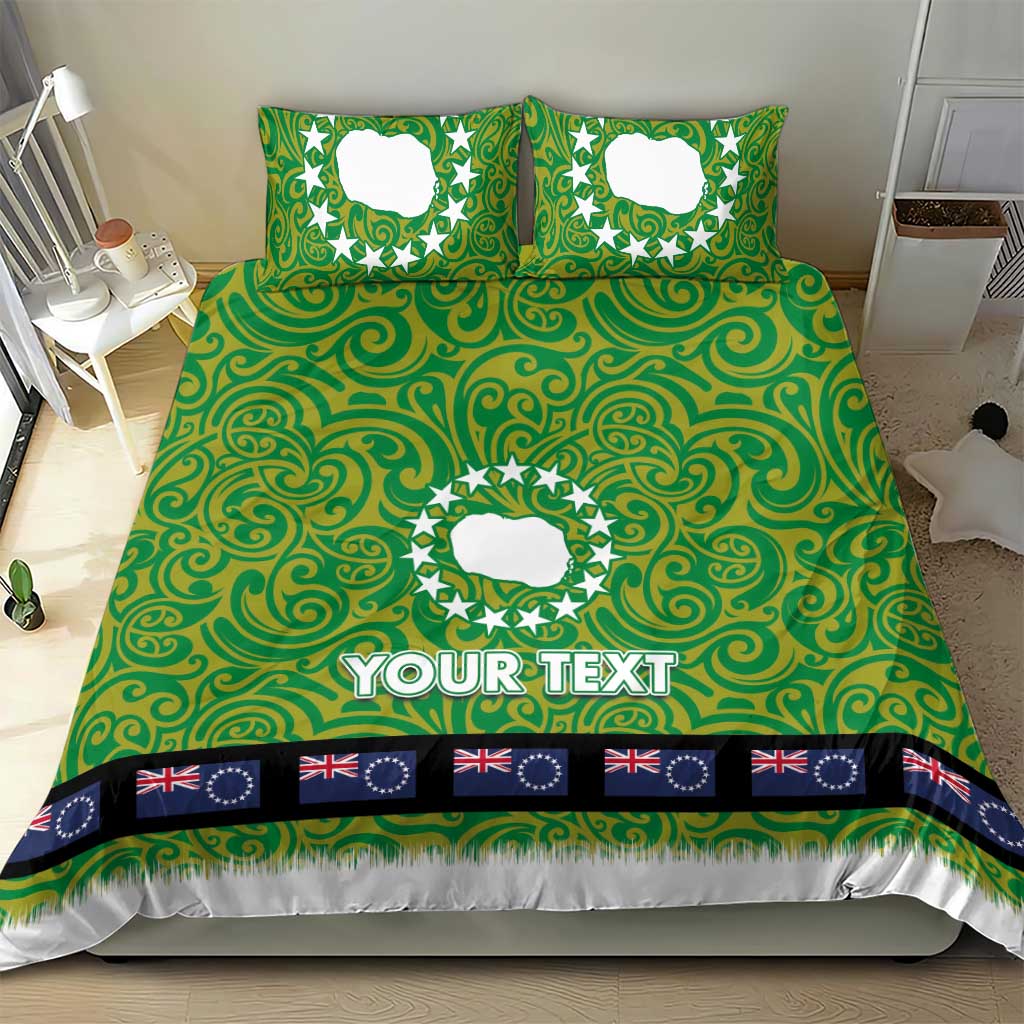 Cook Islands Merry Christmas Bedding Set Santa Suit Style With Polynesian Pattern LT03 - Polynesian Pride