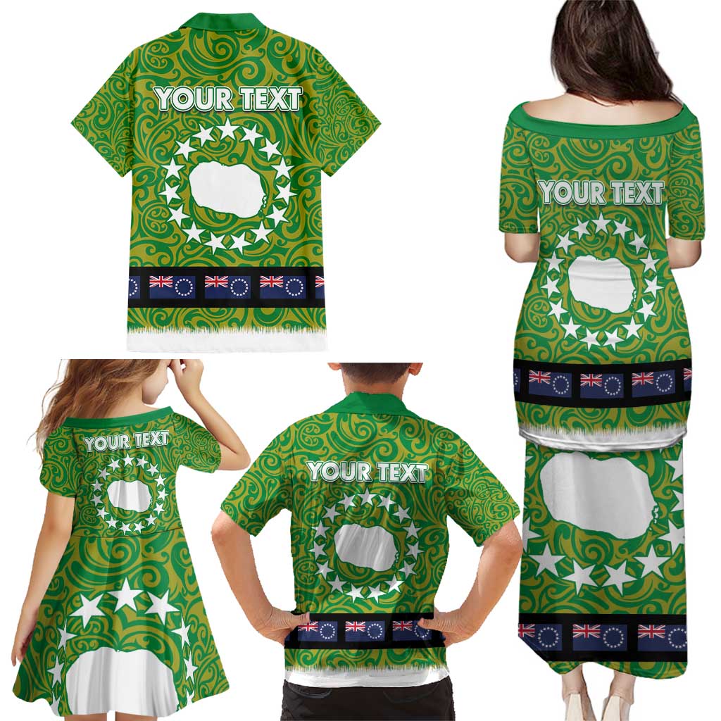 Cook Islands Merry Christmas Family Matching Puletasi and Hawaiian Shirt Santa Suit Style With Polynesian Pattern LT03 - Polynesian Pride