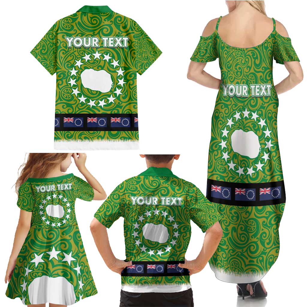 Cook Islands Merry Christmas Family Matching Summer Maxi Dress and Hawaiian Shirt Santa Suit Style With Polynesian Pattern LT03 - Polynesian Pride