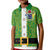 Cook Islands Merry Christmas Kid Polo Shirt Santa Suit Style With Polynesian Pattern