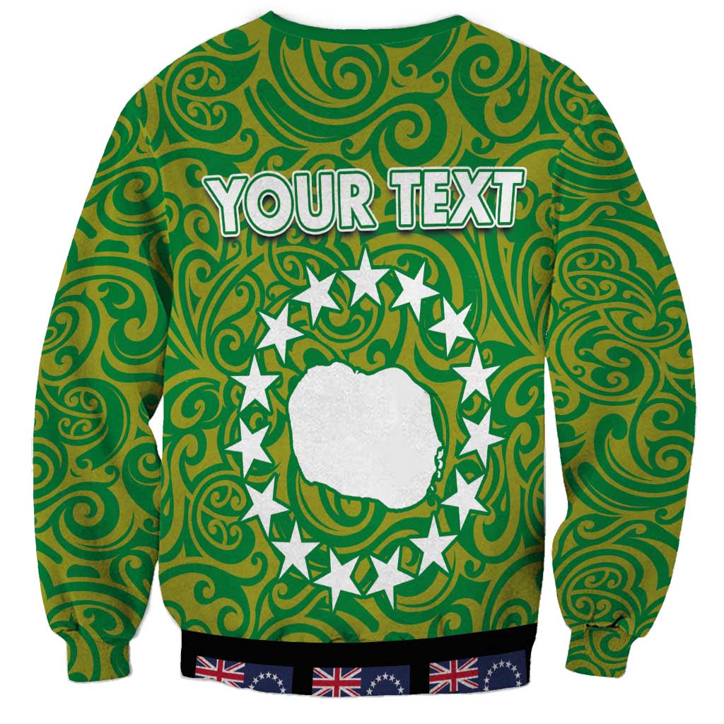 Cook Islands Merry Christmas Sweatshirt Santa Suit Style With Polynesian Pattern LT03 - Polynesian Pride