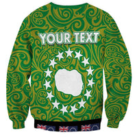 Cook Islands Merry Christmas Sweatshirt Santa Suit Style With Polynesian Pattern LT03 - Polynesian Pride