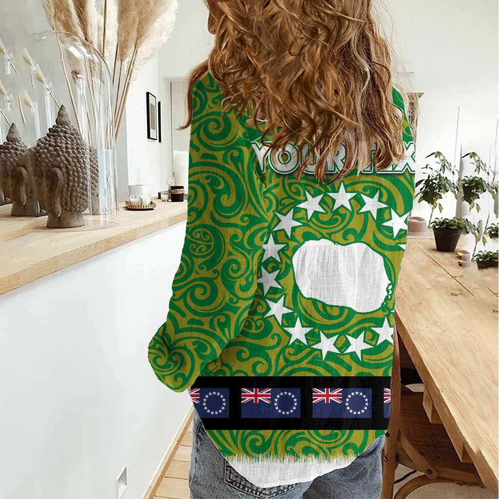 Cook Islands Merry Christmas Women Casual Shirt Santa Suit Style With Polynesian Pattern LT03 - Polynesian Pride