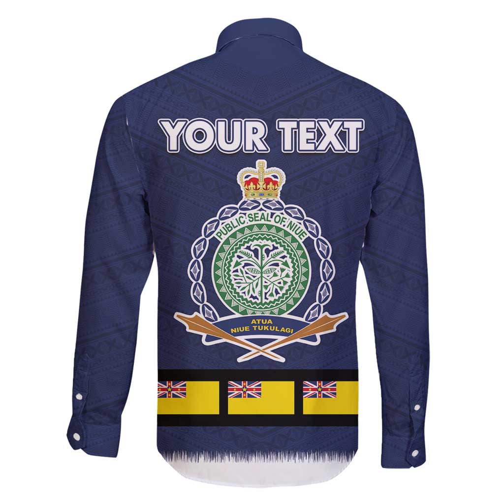 Niue Merry Christmas Family Matching Long Sleeve Bodycon Dress and Hawaiian Shirt Santa Suit Style With Hiapo Pattern