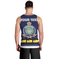 Niue Merry Christmas Men Tank Top Santa Suit Style With Hiapo Pattern LT03 - Polynesian Pride