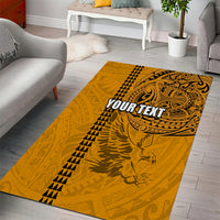 Nanakuli High and Intermediate School Area Rug Tribal Kakau Pattern LT03 - Polynesian Pride