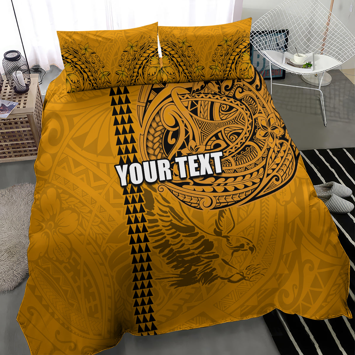 Nanakuli High and Intermediate School Bedding Set Tribal Kakau Pattern LT03 - Polynesian Pride