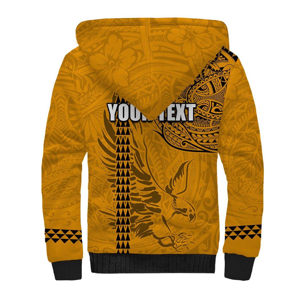 Nanakuli High and Intermediate School Sherpa Hoodie Tribal Kakau Pattern LT03 - Polynesian Pride