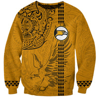 Nanakuli High and Intermediate School Sweatshirt Tribal Kakau Pattern LT03 Unisex Yellow - Polynesian Pride
