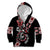 Aotearoa Toitu Te Tiriti-Honour the Treaty Kid Hoodie Maori Taniwha Haka with Taniko and Tukutuku