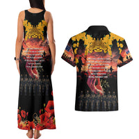 Australia ANZAC Day Couples Matching Tank Maxi Dress and Hawaiian Shirt Forever in My Thoughts