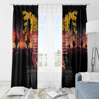 Australia ANZAC Day Window Curtain Forever in My Thoughts