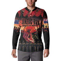 New Zealand ANZAC Day Button Sweatshirt Forever in My Thoughts