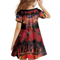 New Zealand ANZAC Day Family Matching Mermaid Dress and Hawaiian Shirt Forever in My Thoughts